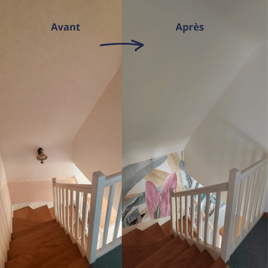 Pose de revêtements muraux à Ploeren près de Vannes 9 Papier peint - Arradon